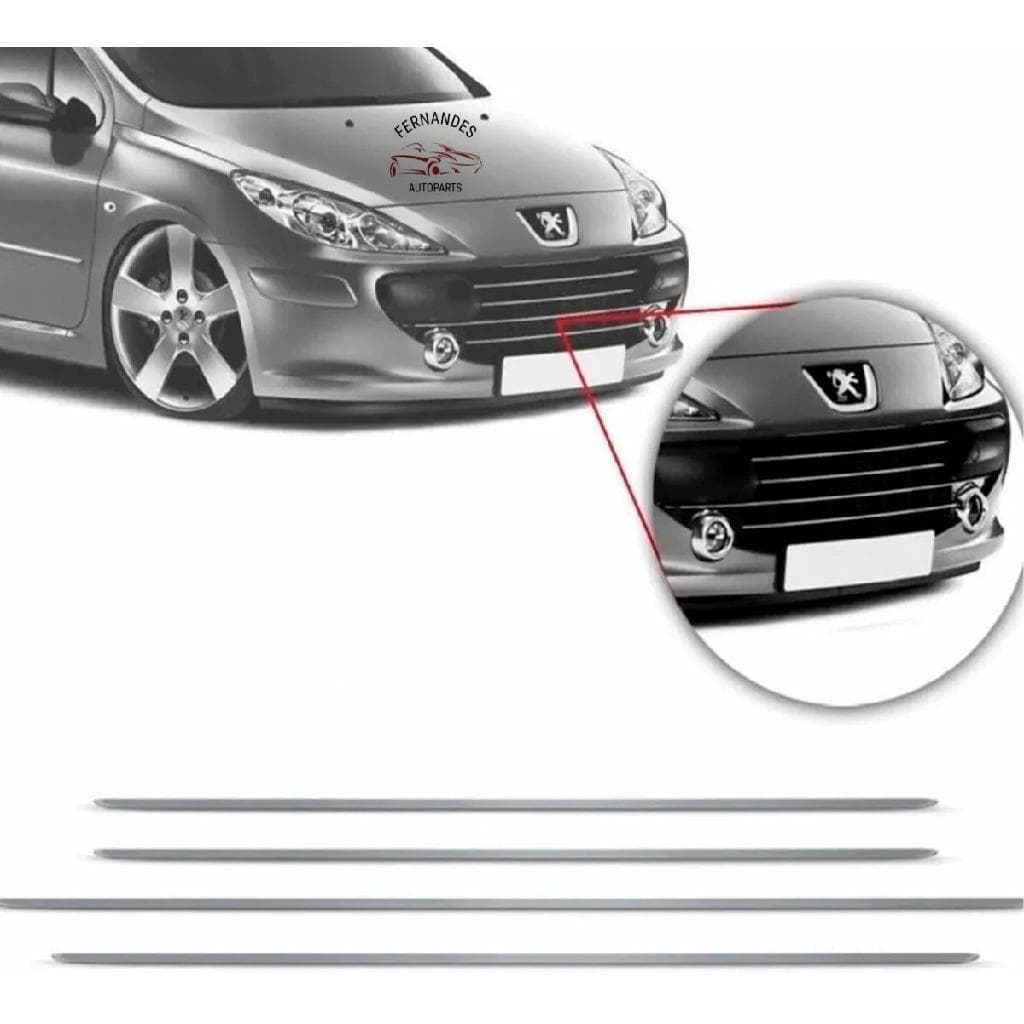 Friso Cromado Grade Peugeot 307 2007 08 09 10 11 12 2013
