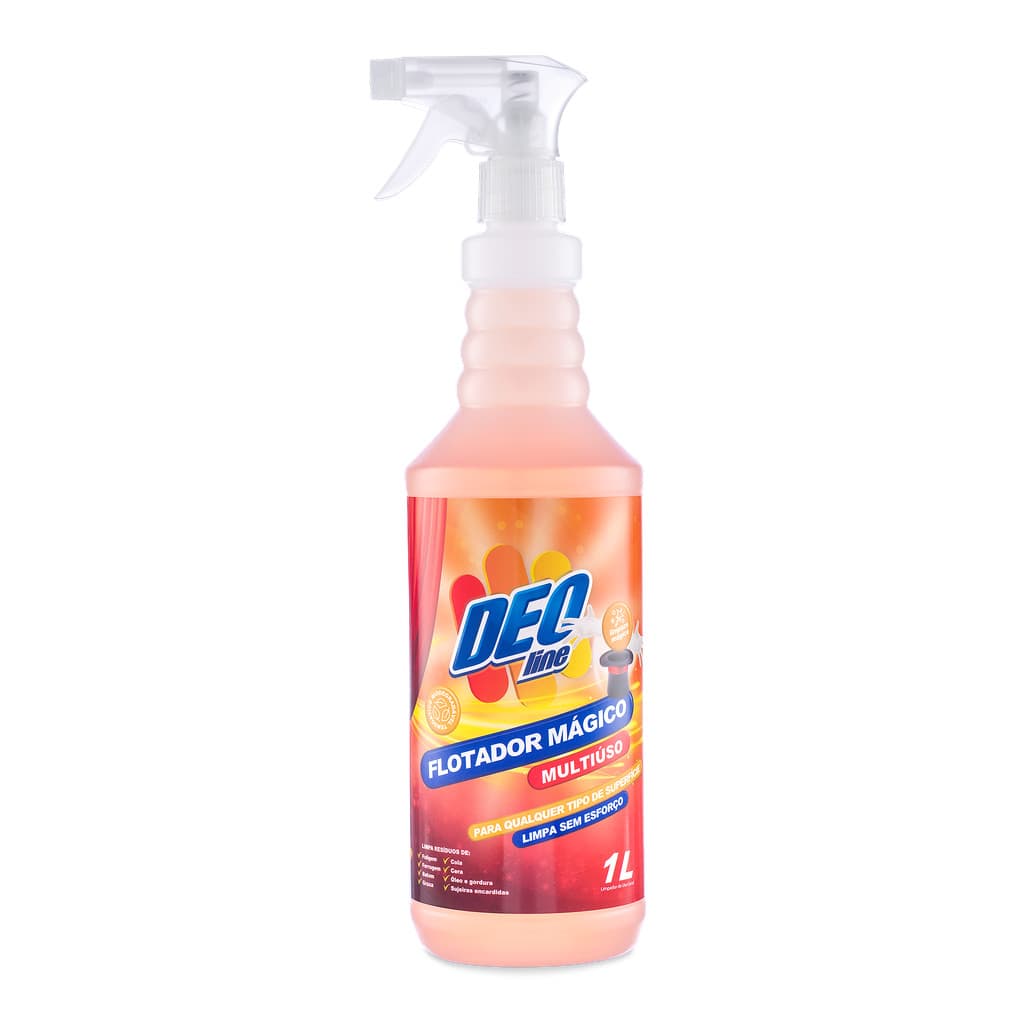 Flotador Mágico Limpador Multiuso Mandarina 1 Litro - Deoline