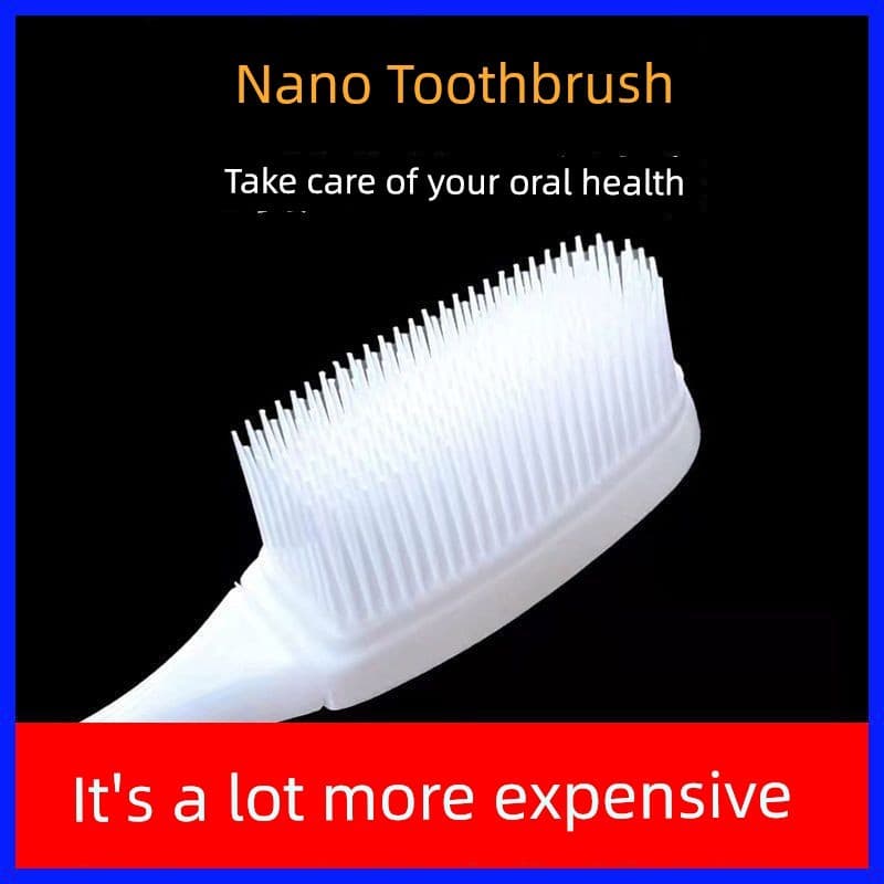 Cerdas ponta fina Escova extra macia Escova 10000 cerdas ultrafinas Nano escova de dentes cerdas macias High-End Silicon