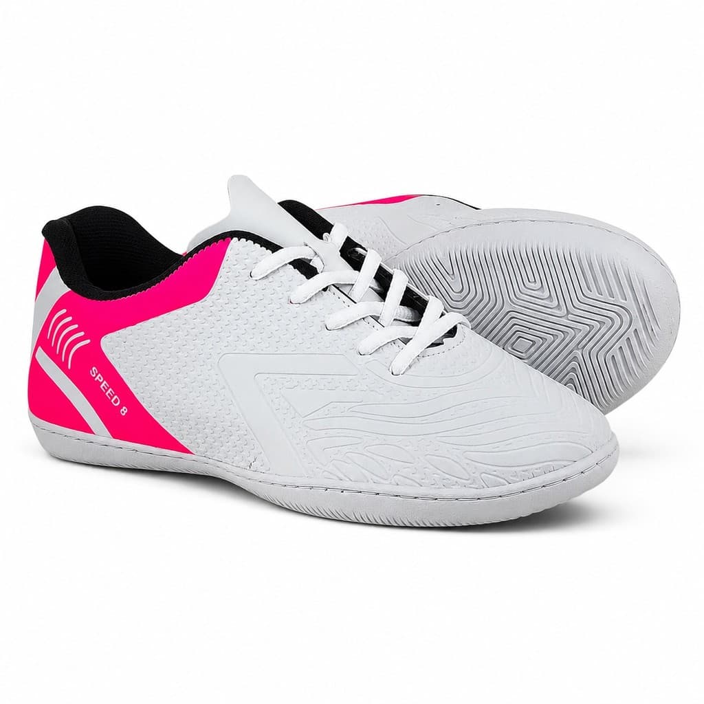 Chuteira Futsal Quadra Speed Original Masculino Feminino Antiderrapante Resistente Alta Performance Indoor