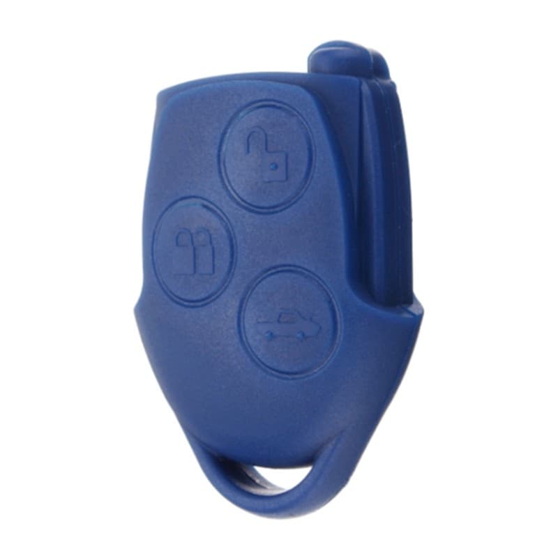 Yoo Substituição 3 Botões Protetor De Chave Remota Habitação Escudo Para Transit Conectar 2006-2014 Automóvel Azul ABS P