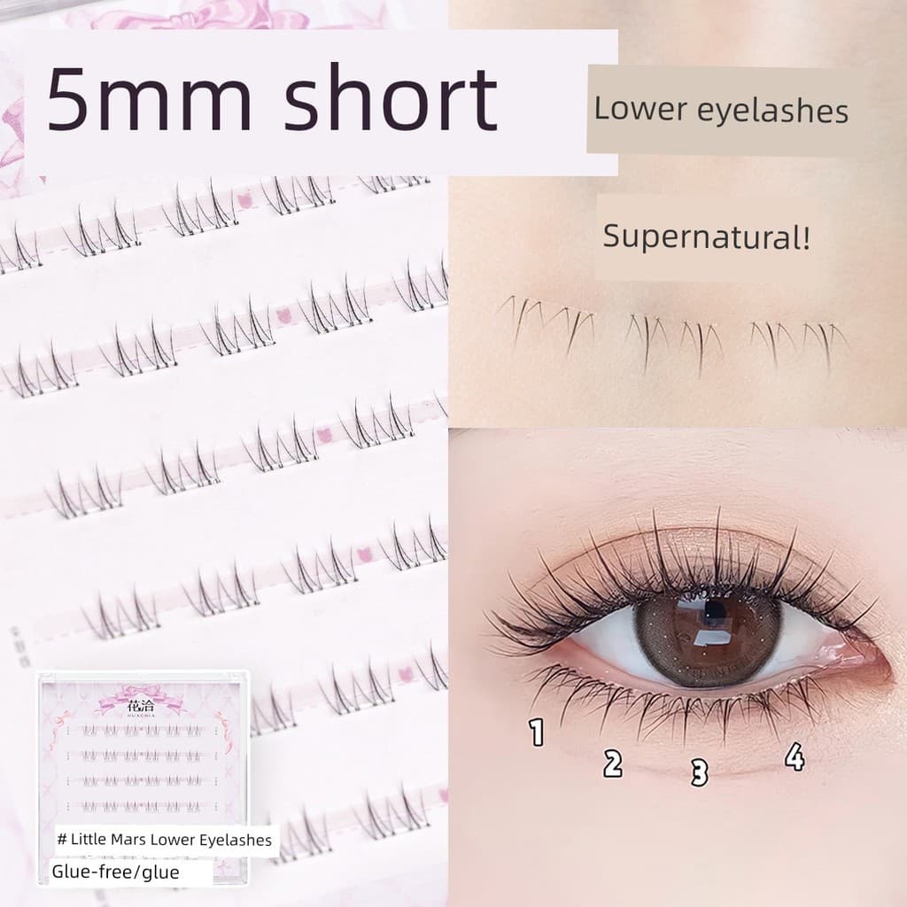 | 【cílios com cola e pinça】 | cílios tufinho fox eyes cílios tufinho gatinho ※ Huacha Supernatural Inferiores Cur