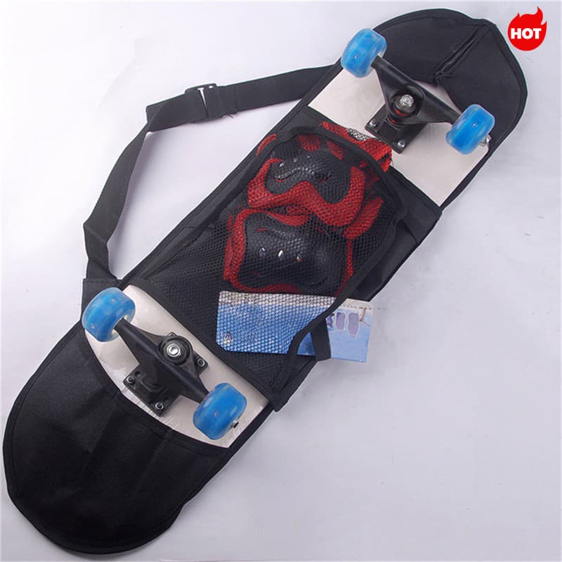 < LA > 1pc Skate Mochila Placa Cruiser Transportar Viagem Esporte Ao Ar Livre Bolsa