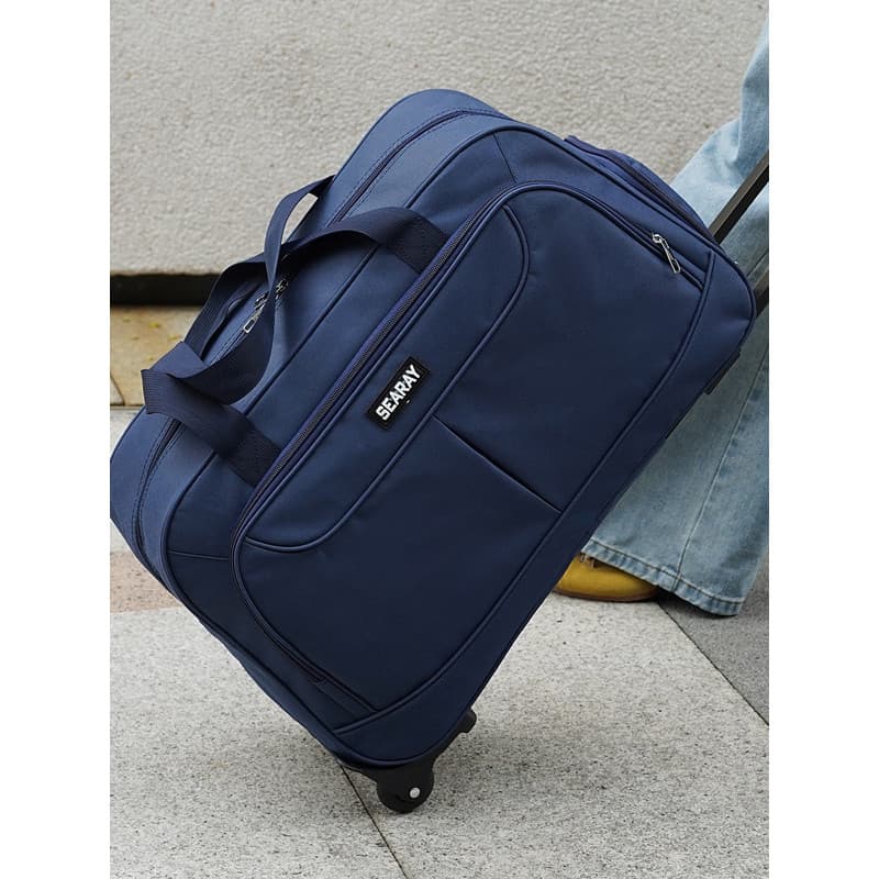 Novo estilo saco de carrinho posição de sapato independente saco de viagem saco de bagagem carrinho bolsa feminina grand