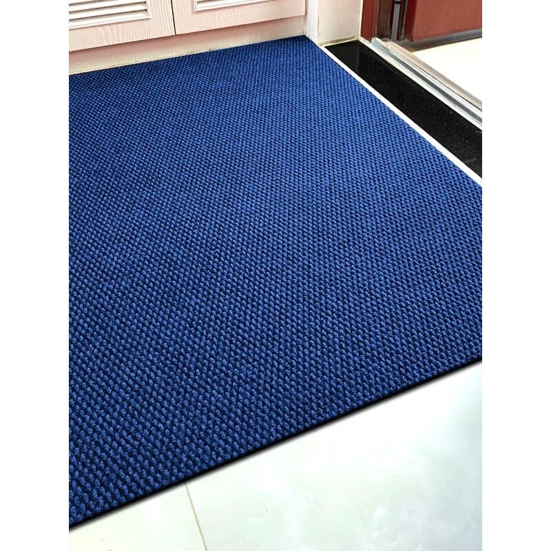 Porta de entrada azul novo estilo tapete Premium antiderrapante porta ao ar livre pé tapete porta azul escuro porta inte