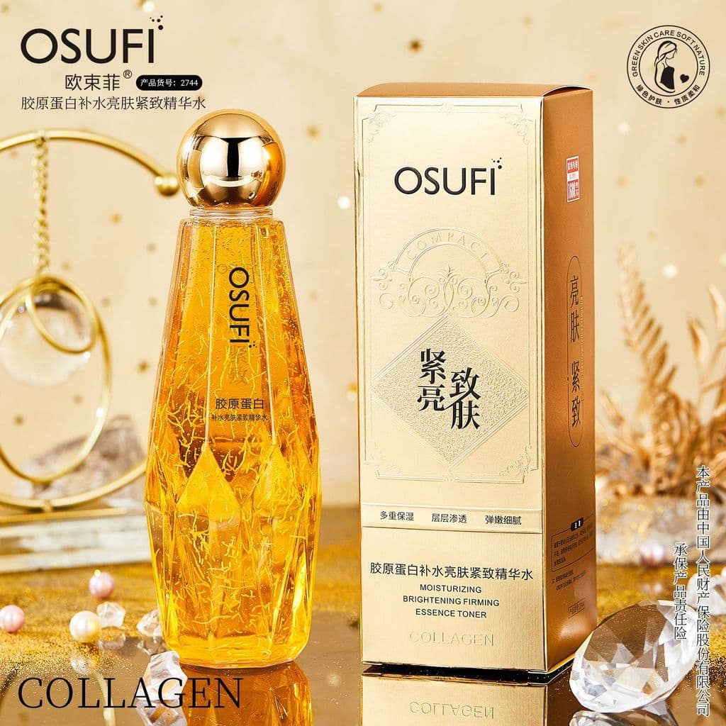 Ouro colágeno Anti-rugas endurecimento iluminando todo-poderoso água desbotamento hidratante endurecimento levantamento