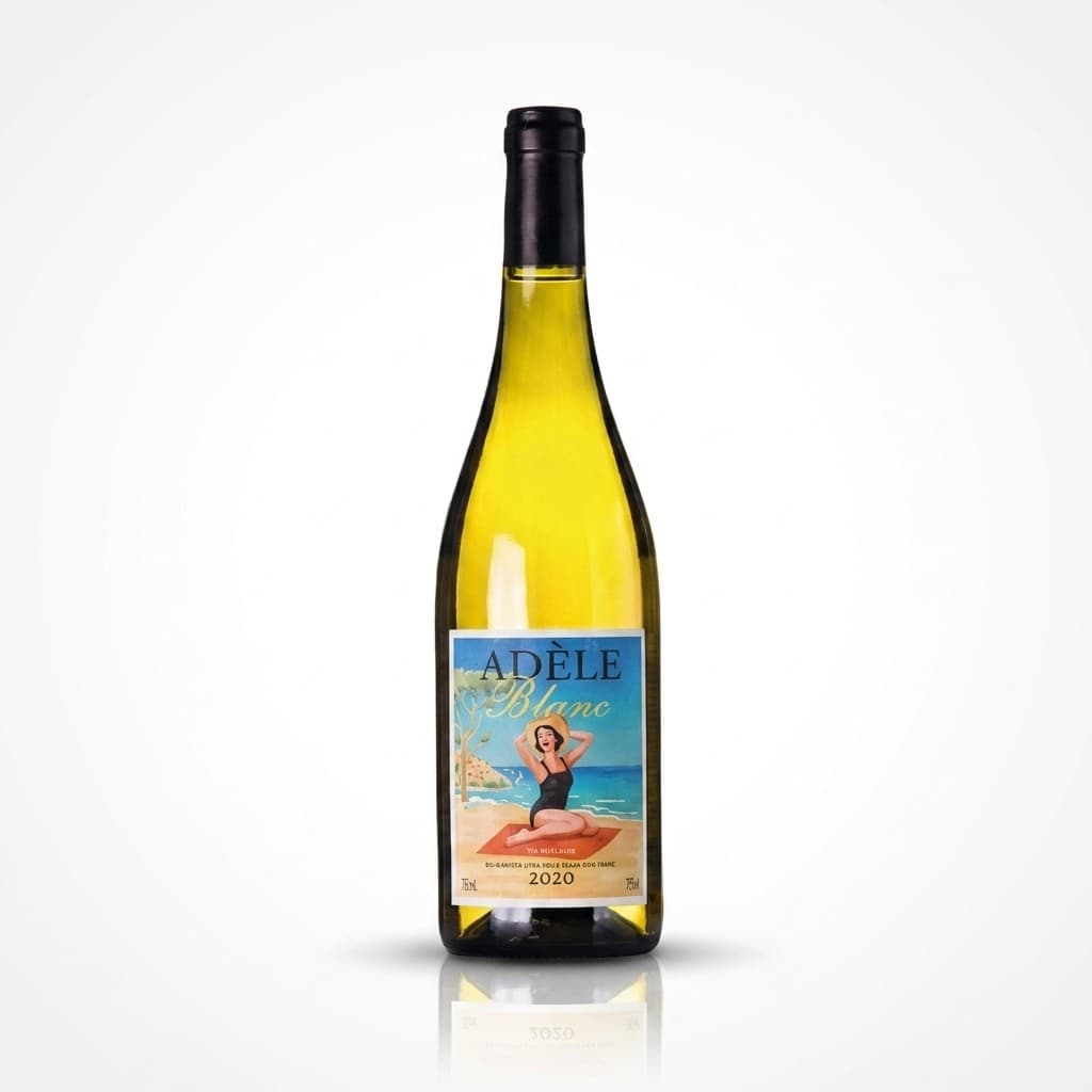 Vinho Branco Frances Adele Blanc 750ml Seco 2023 Leve Fresco Saladas Peixes Aves Aperitivos Top Fino