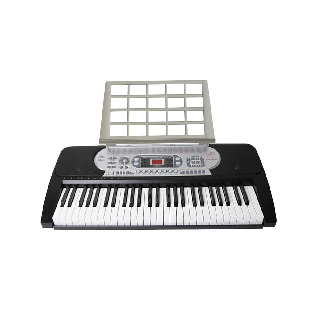 Genuíno nova rima XY219 multifuncional ensino teclado eletrônico Digital 54 teclas estudante adulto dedicado Piano Displ