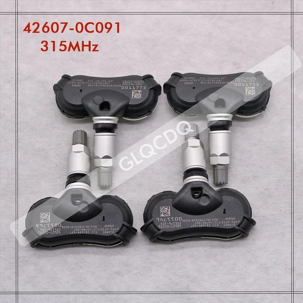Para 2018 2019 2020 2021 2022 TOYOTA Tunndra 315MHz SENSOR De Pressão Dos Pneus TPMS 42607-0C091 426070c091peças Automot