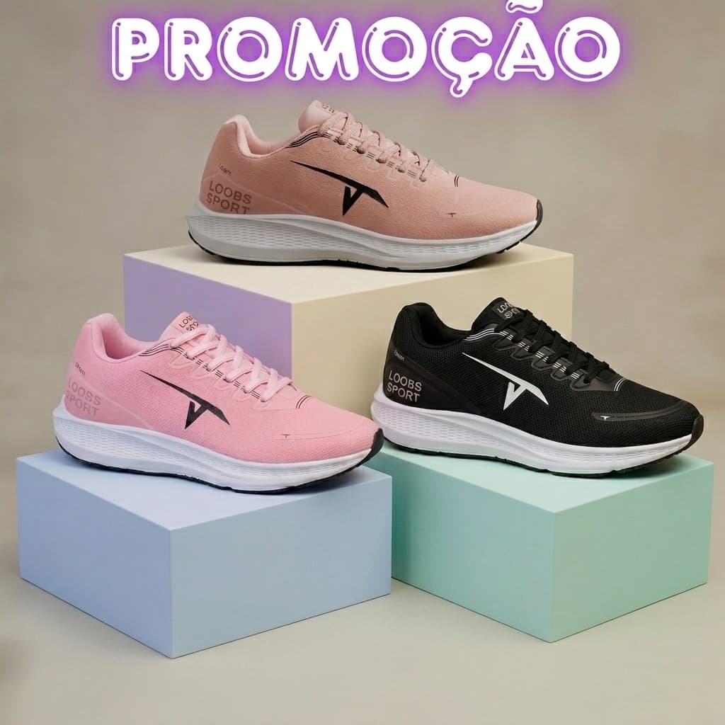 Tenis Loobs Confortável e Estiloso Varias Cores 2026 Super Promoção