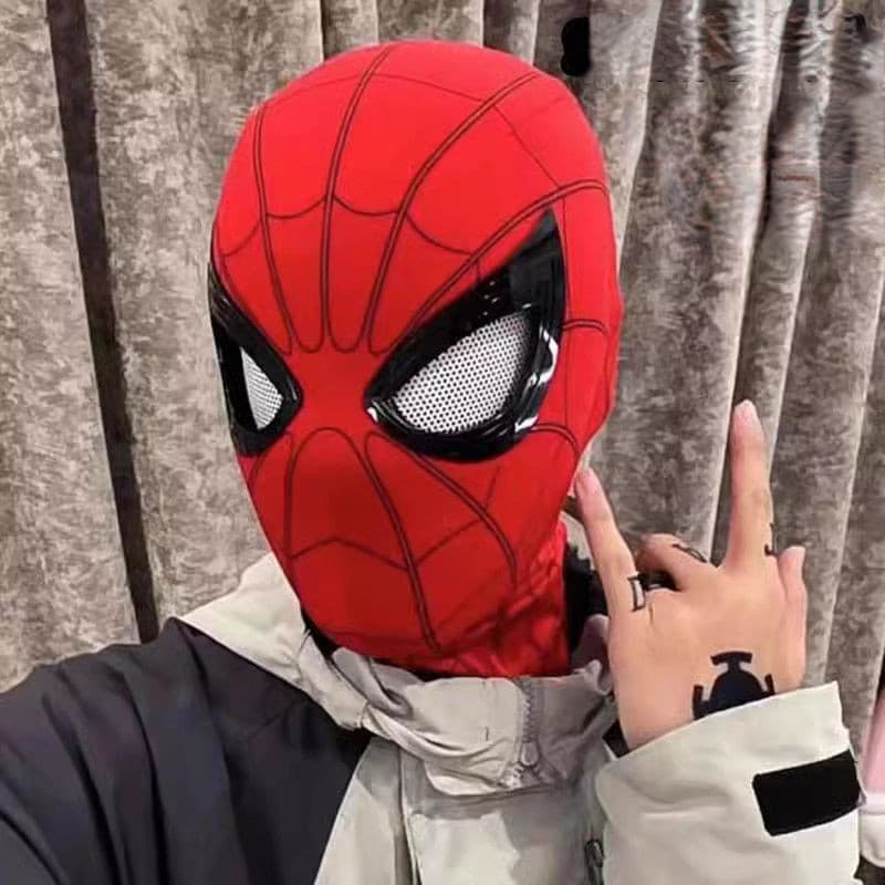 Cabeça De Homem Aranha Frio Expedição Do Herói De Alta Qualidade Piscando Máscara De Ano Novo Adulto Para Namorado