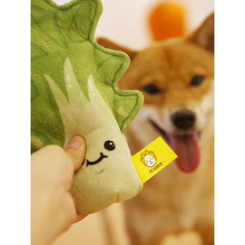 Coreano coreano ins cão soando brinquedo de pelúcia resistente à mordida repolho milho comida tibetana nó Pet interativo