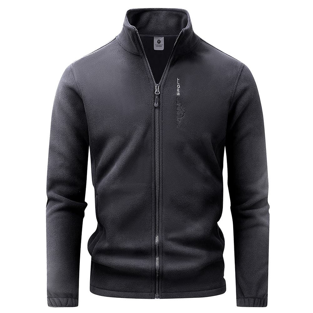 Jaqueta de lã ao ar livre masculina superior quente à prova de vento jaqueta masculina caminhadas lazer esportes jaqueta