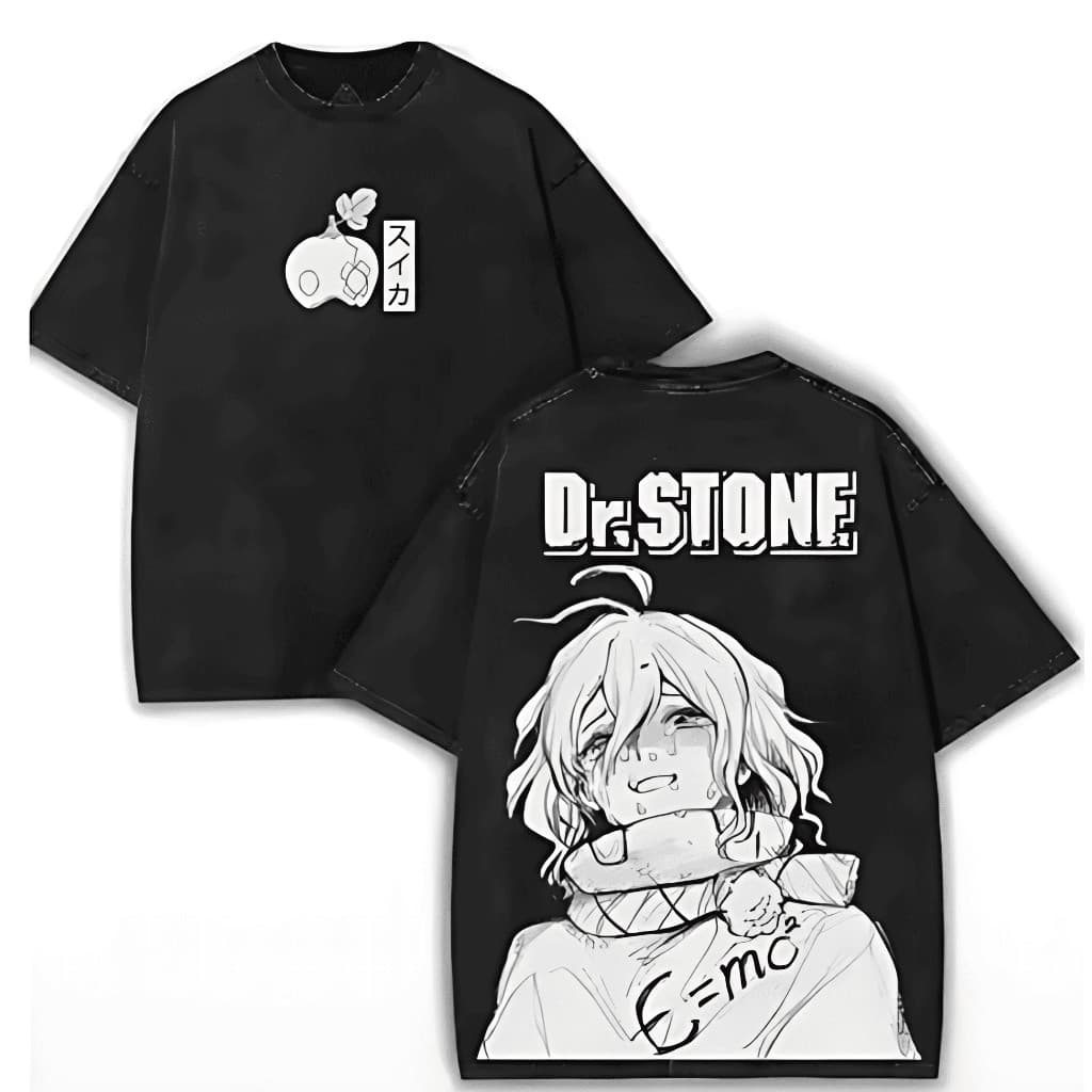Camiseta Camisa Blusa Unissex Algodão Estilo Dr. Stone – Anime Científico