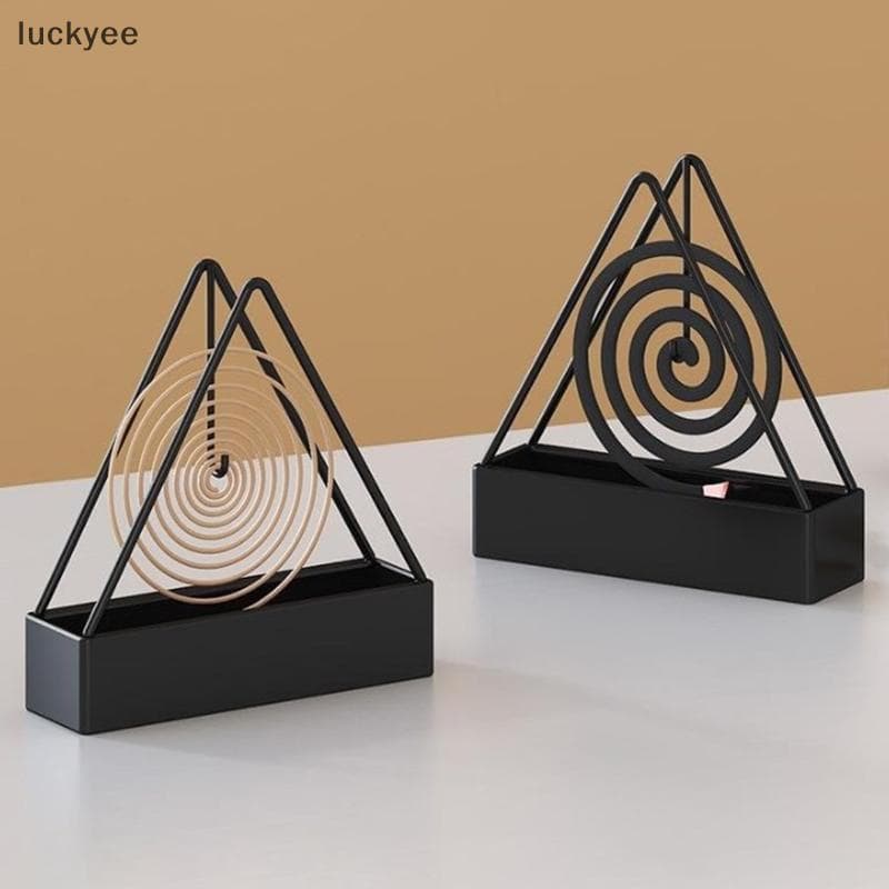 luckyeo Novo Suporte De Bobina De Mosquito Suportes De Incenso Queimador Quadro Moderno Repelente Ra Para Casa Quarto Pá