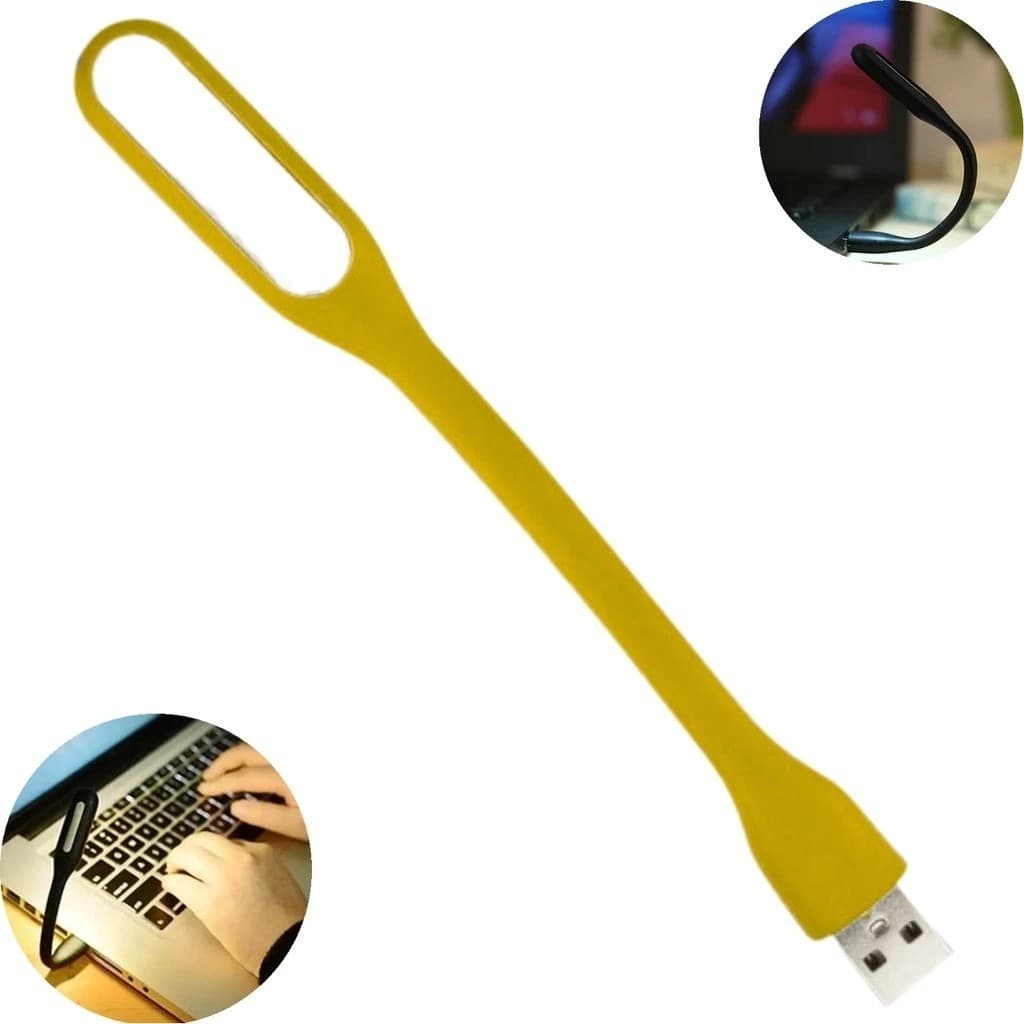 Luminária LED USB Flexível Portátil Para Notebook PC E Power Bank