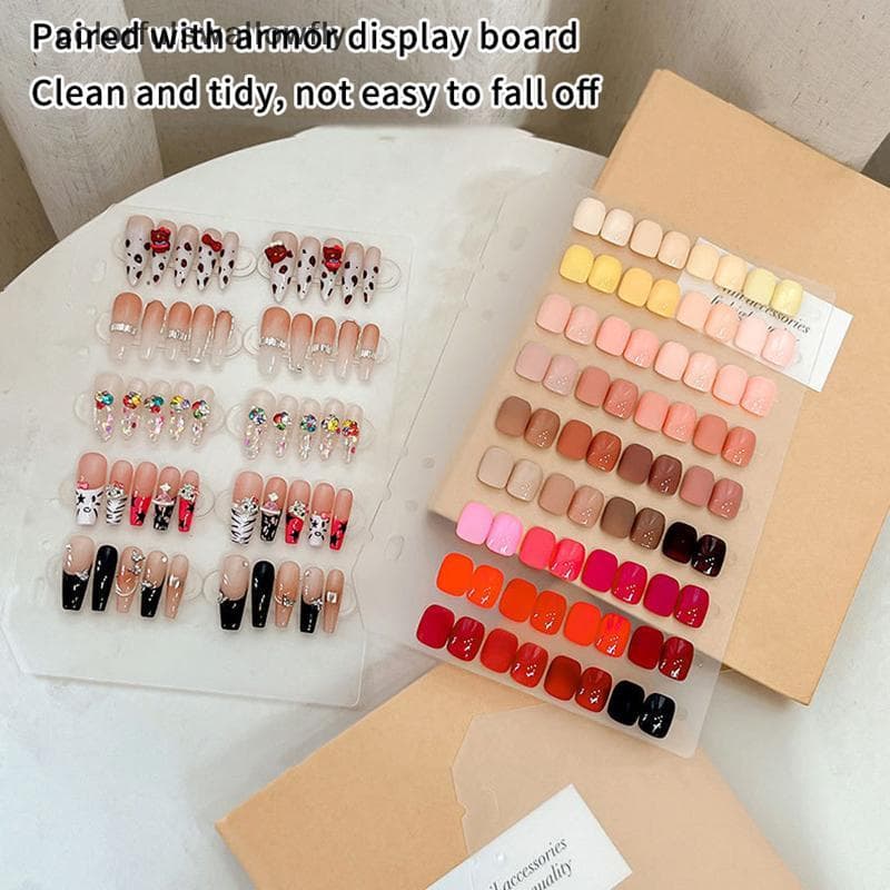 CSF 60pcs Fita Adesiva Dupla Transparente Unhas Falsas Expositor Ferramentas Para Arte Em