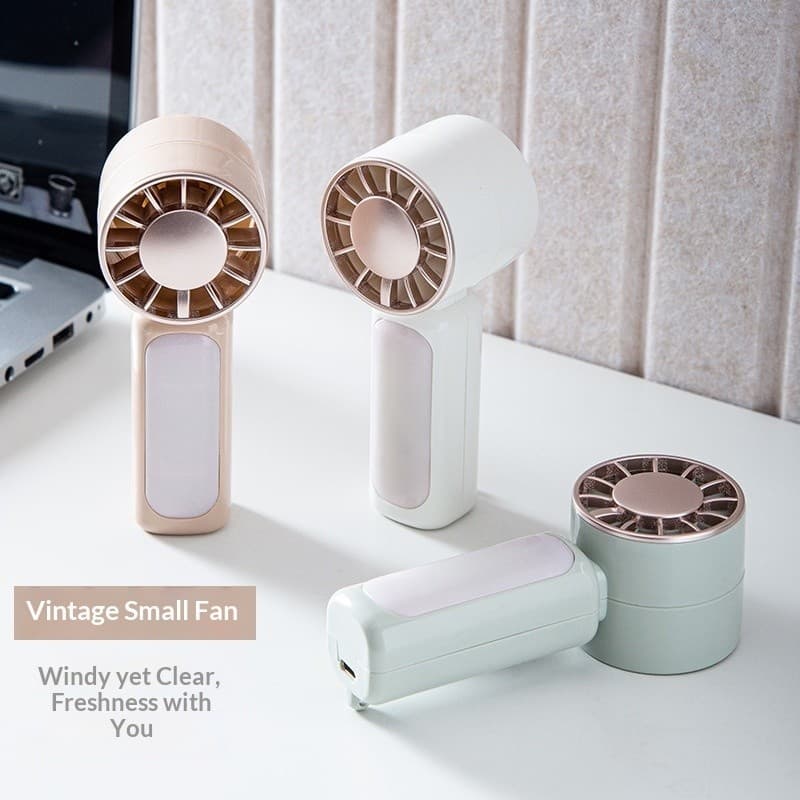 Ventilador Usb portátil pequeno ventilador de mesa Morandi simples Retro portátil
