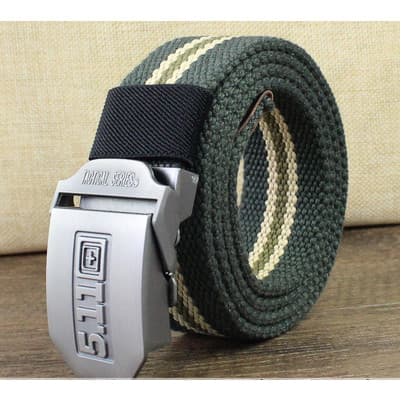 Ao ar livre 511 cinto tático engrossado masculino feminino cinto de lona Casual pano estudante Jeans cinto