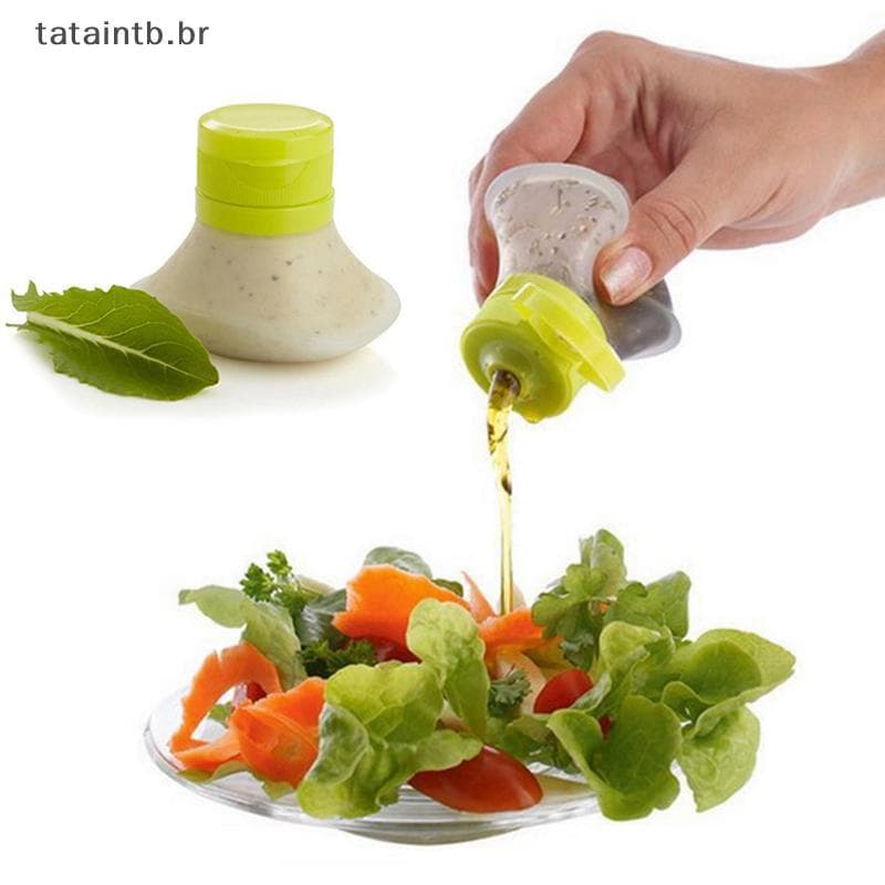 [TaTa] Mini Garrafa Portátil Para Molho De Salada Ferramentas De Cozinha De Armazenamento Ao Ar Livre BR