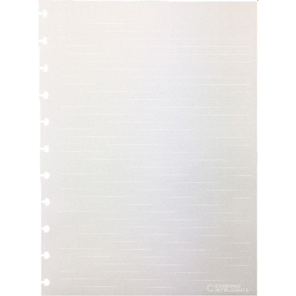 Caderno Inteligente Refil Grande Pauta Branca 90 g 50 fls. - Caderno Inteligente