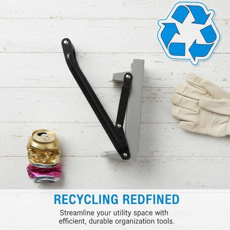 1 Conjunto De Metal 12/16oz Pode Triturador Resistente Esmagamento Pressionar De Garrafa Para Recycl Alumínio Seltzer Re