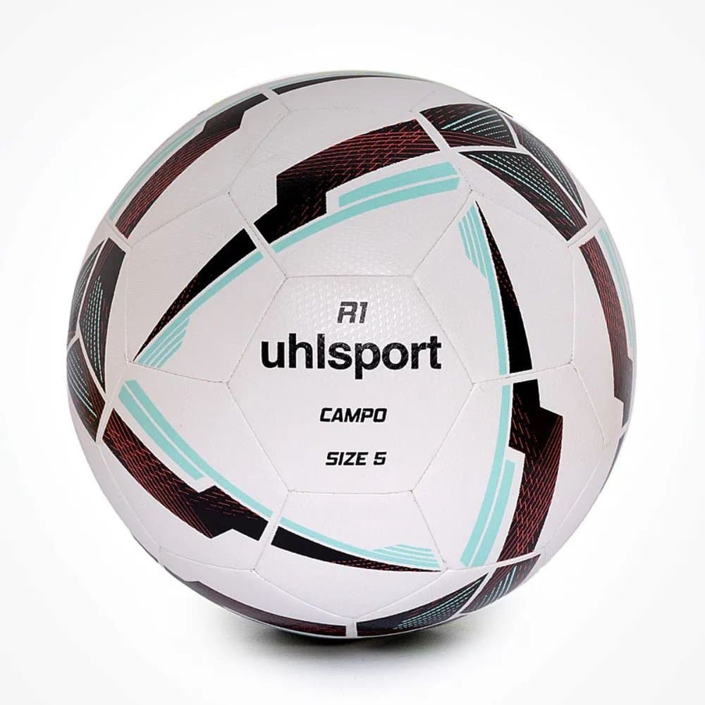 Bola Uhlsport Brasileirão R1 Campo Branco/Azul – Futebol de Campo, Alta Durabilidade, Excelente Controle e Precisão