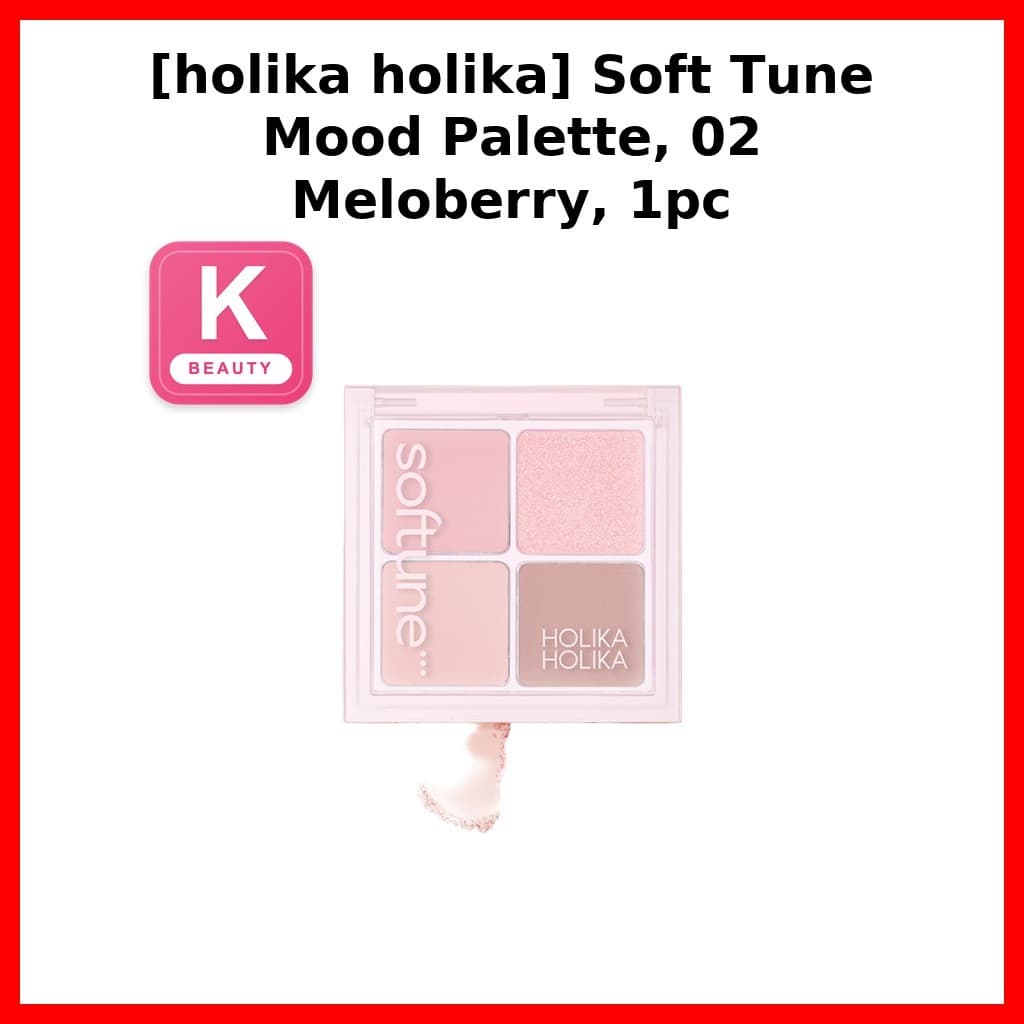 [holika] Paleta De Humor Soft Tune , 02 Meloberry , 1 Unidade/Sombras Coreanas/Berry Shades Da Boras world