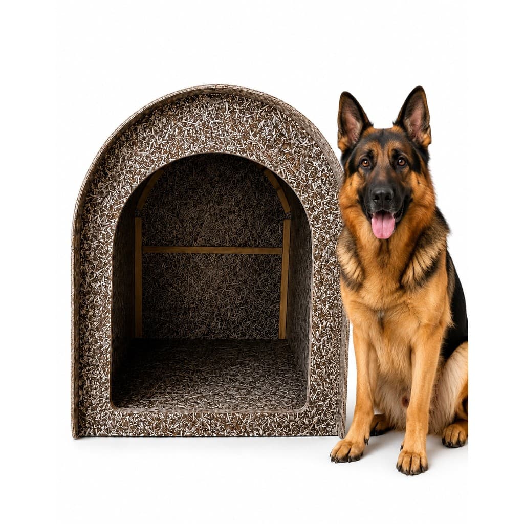 Casinha de Madeira Ecológica N6 Qualidade & Conforto Para Cachorros Cães Grandes