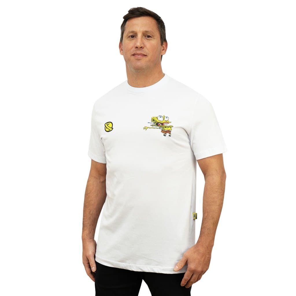 Camiseta Lost x Bob Esponja Krustpants White