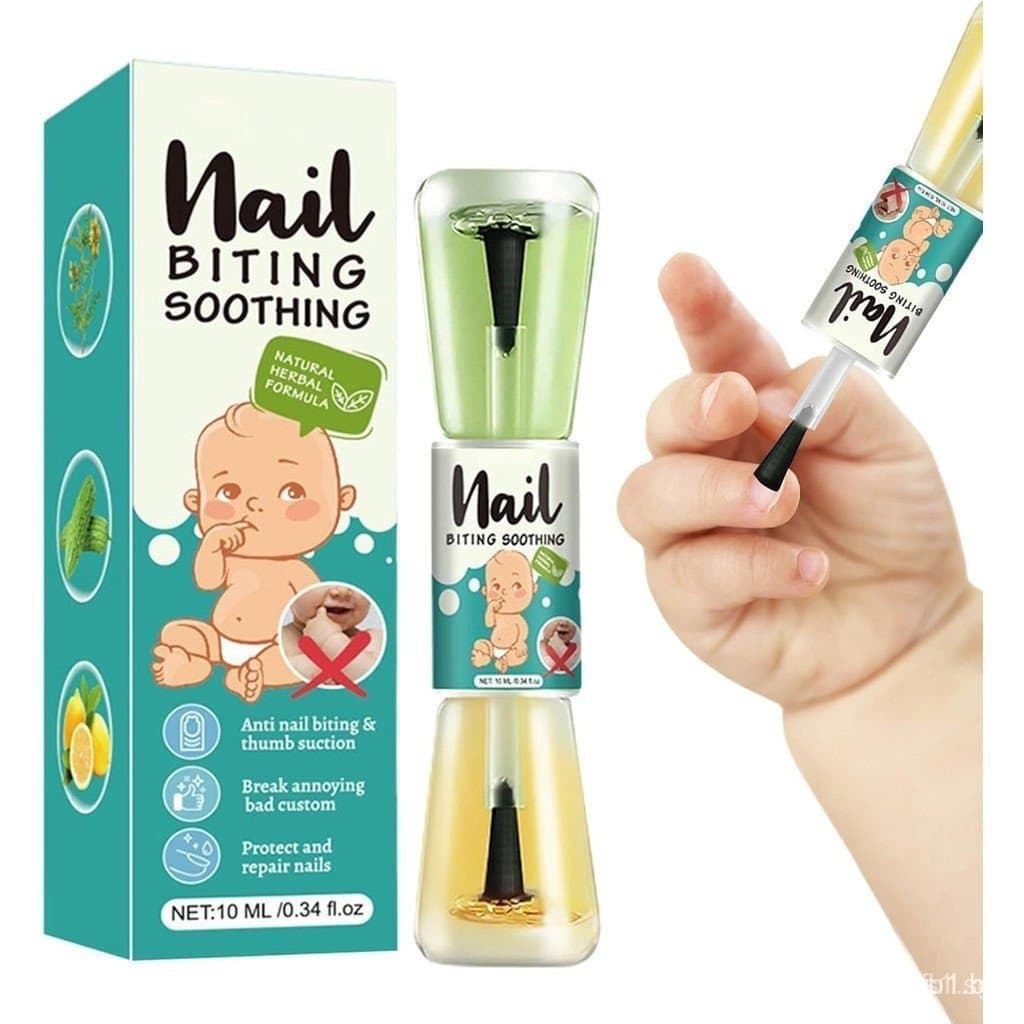 Líquido anti-mordida de unhas para crianças, esmalte anti-mordida de unhas, verniz transparente anti-mordida de unhas, l