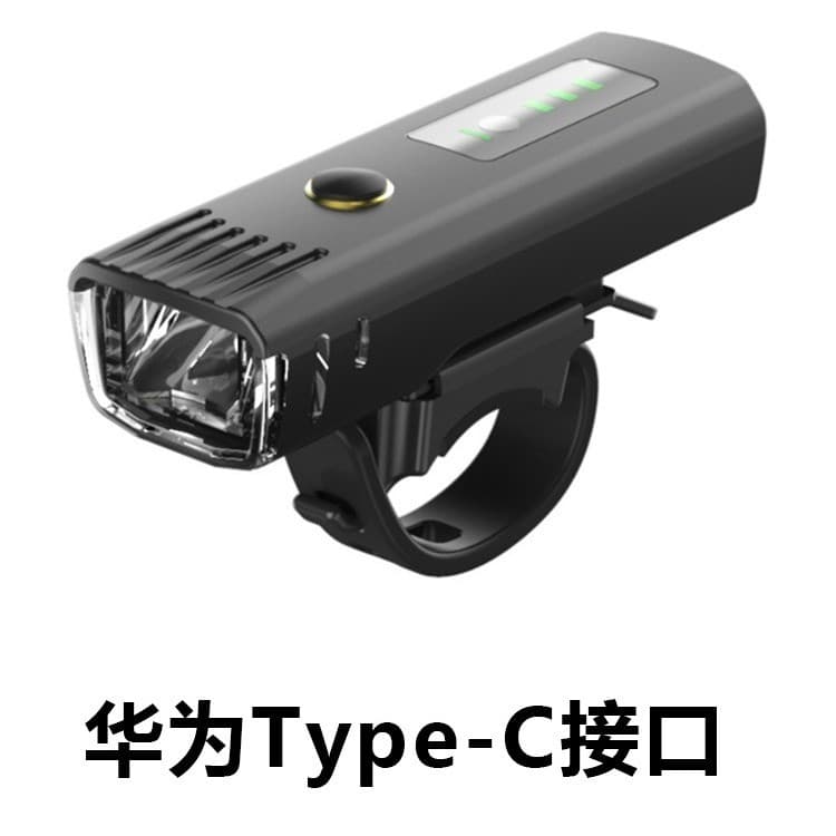 Luz inteligente com sensor de luz para bicicleta, luz noturna recarregável por USB, lanterna forte, farol de bicicleta,