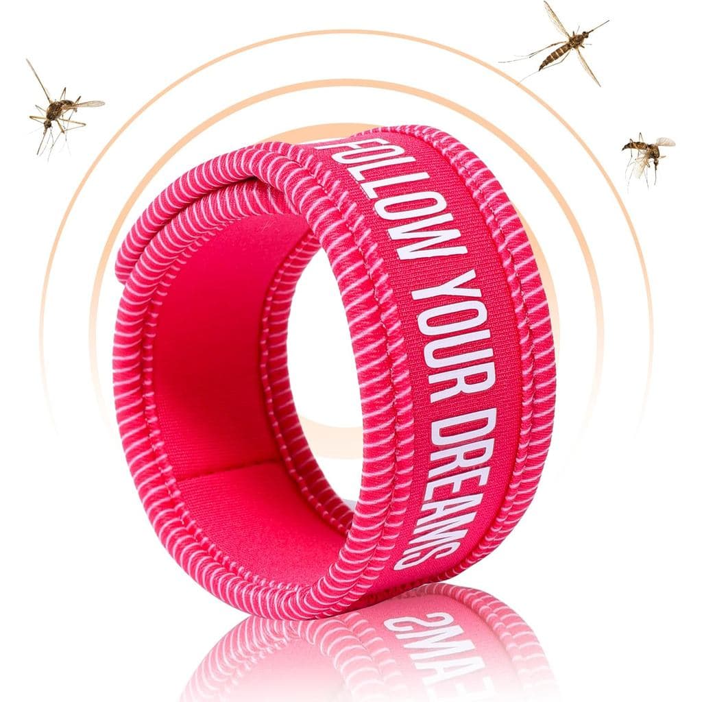 PARAKITO - Pulseira Repelente de Mosquitos Recarregável - 2 Refis Incluídos - Uso por 1 Mês - Sem DEET - Padrão 'Siga Se
