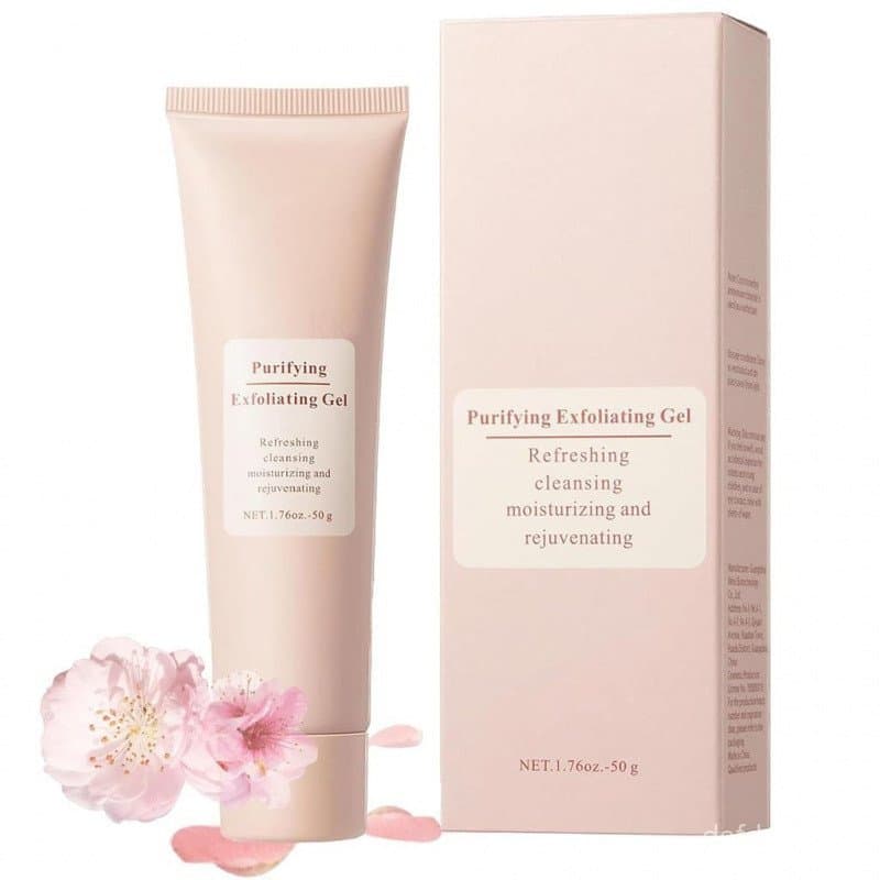 Gel Esfoliante Purificante, Esfoliante Facial, Hidratante, Suave, Gel Esfoliante para o Corpo Inteiro, Limpa Sujeira e O