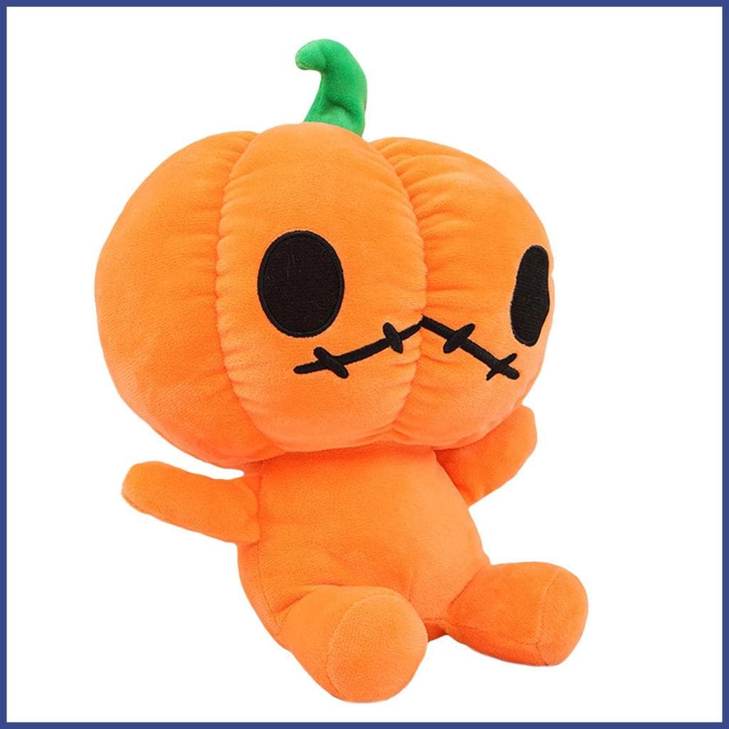 Abóbora De Pelúcia 30cm Bonito Laranja Macio Festivo Boneca Almofada Recheado Decoração Para Sala Estar Quarto Escritóri