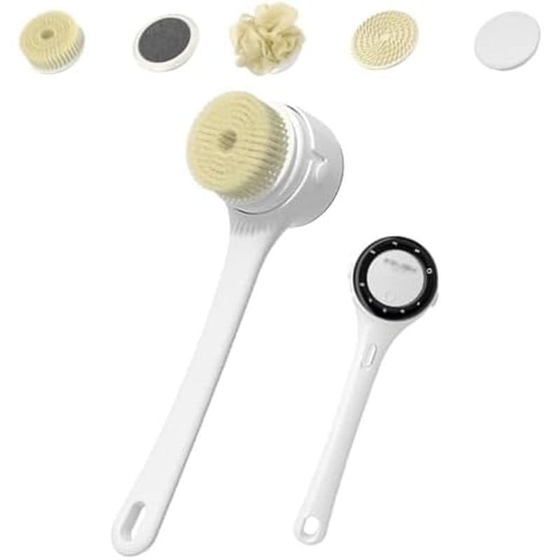 Escova Corporal Elétrica Com Três Configurações Ajustáveis , Purificador Traseiro 5 Em 1 Display L E Design De Cabo Long
