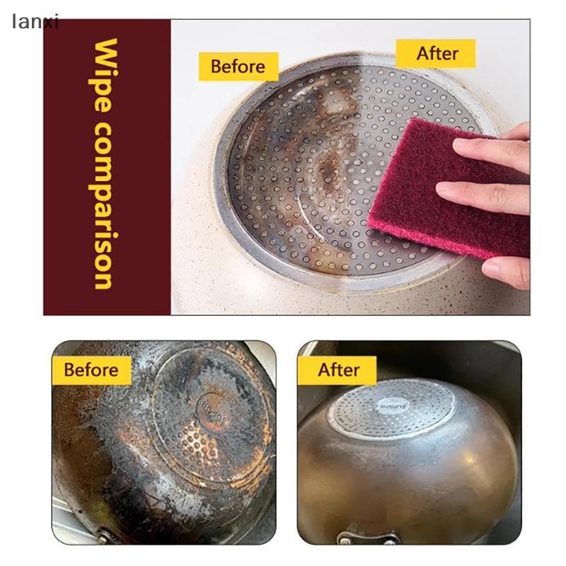 [LANXI] 1m/Rolo Escova Removedora De Ferrugem De Borracha De Carborundum-Esmeril Para Limpeza De Panelas-Ferramentas De