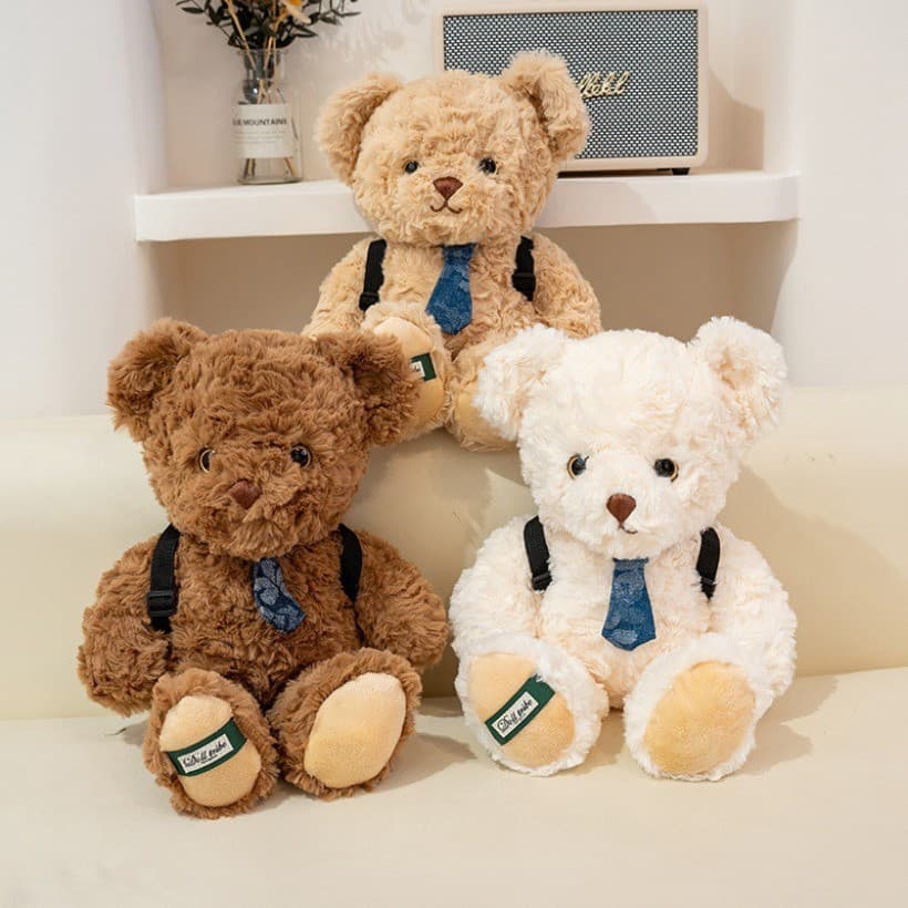 Super Macio Toque Bonito Urso De Pelúcia Saco De Brinquedo Pingente Hugggable Ursinho Boneca Crianças Conforto Companhei