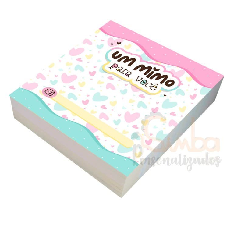 Cartão de Mimo para Bombom - Bala - 100und 10x9cm