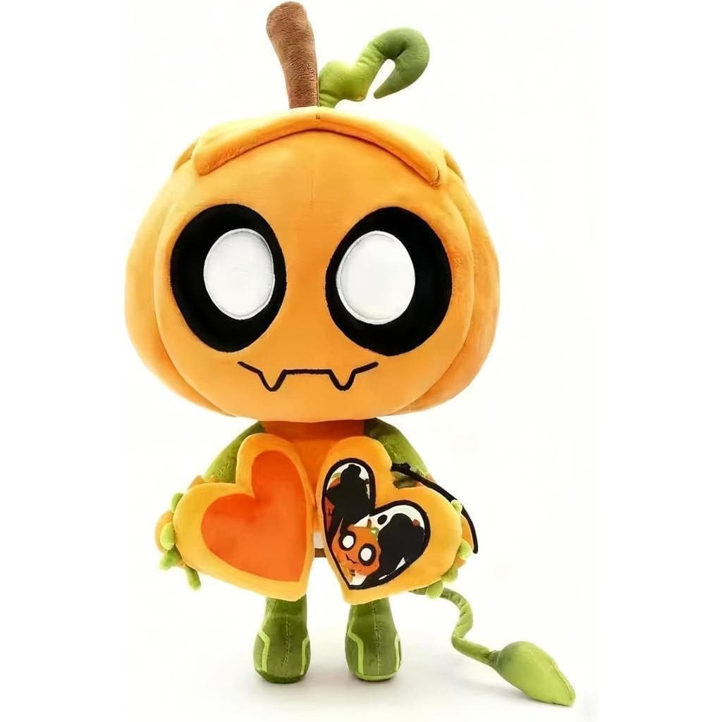 2025 Dandy World Novo Brinquedo de Pelúcia, Boneca em Forma de Coração de Abóbora com Ventosa Removível, Brinquedo de Pe
