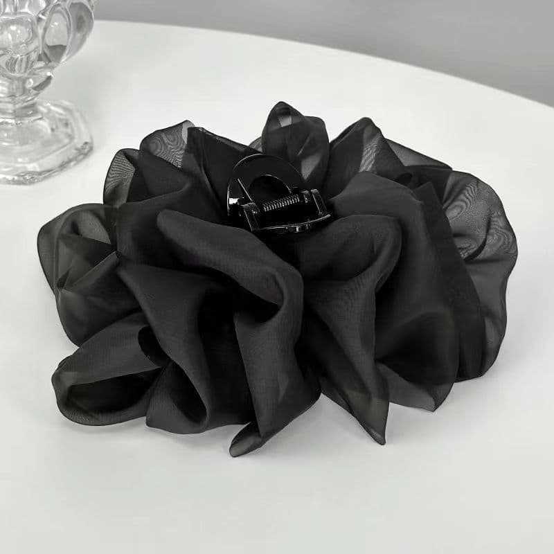 High-End fofo nuvem arco bolha grampo de cabelo tubarão cabeça traseira temperamento Hairpin cabeça flor