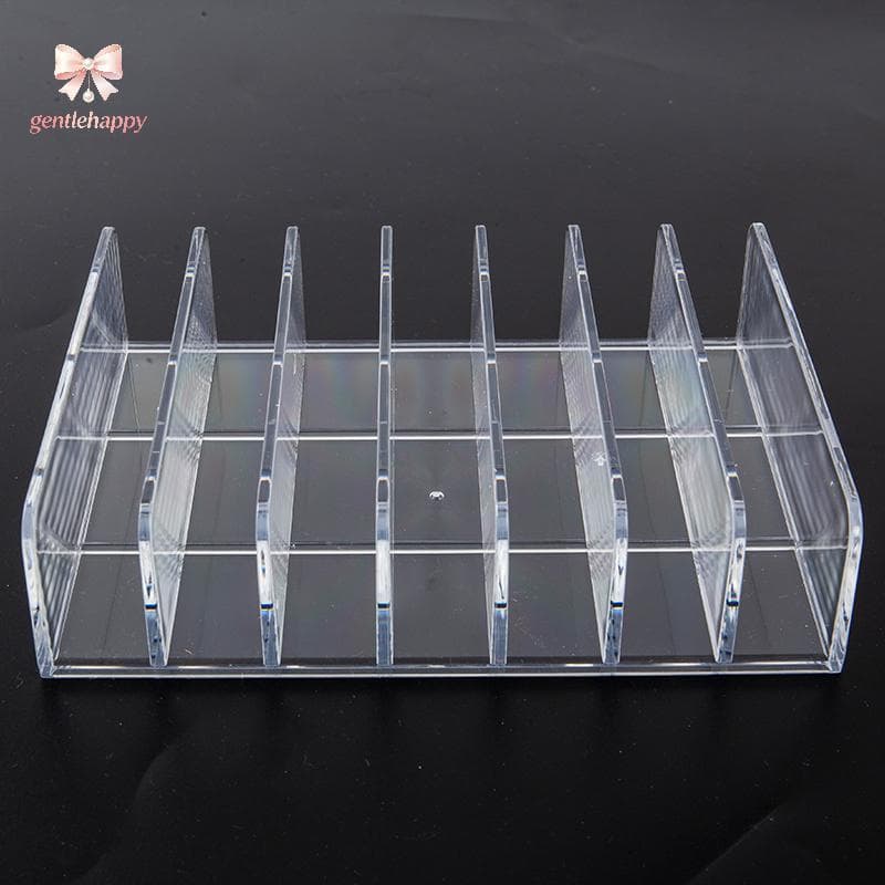 gentlehappyy Paleta De Sombras Organizador Pó Caso Caixa De Armazenamento Suporte De Maquiagem Compartimento br