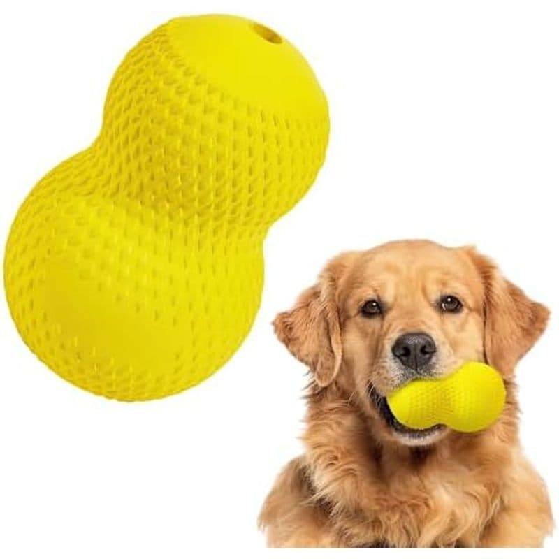 Brinquedo De Mastigar Para Cães De Borracha Natural Kimee , Osso Resistente Mastigadores Agressivos Interativo Com Aroma