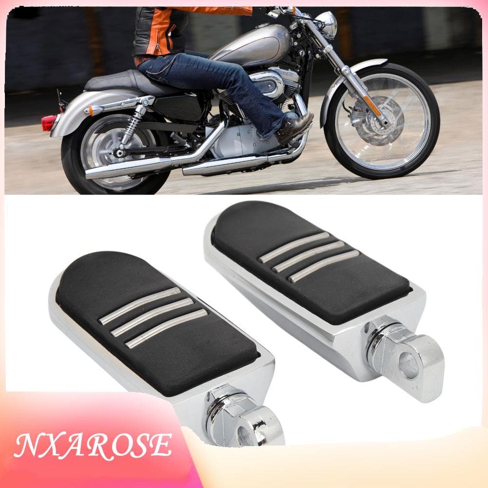 Nxarose Rodovia footpegs estacas resistentes 1.25 em barras de motor pé bela aparência 2 peças substituto perfeito para