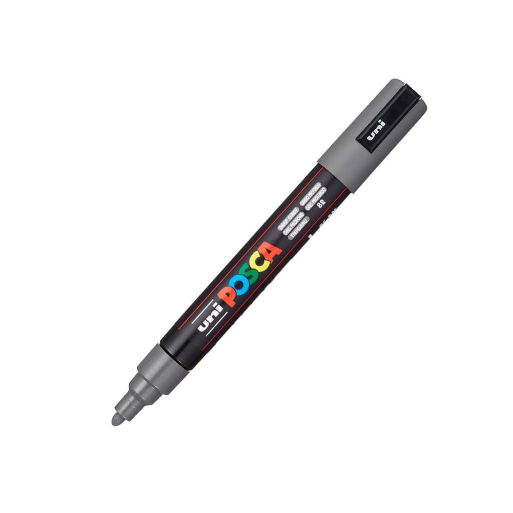 Caneta Posca PC-5M Cinza Escuro uni-ball
