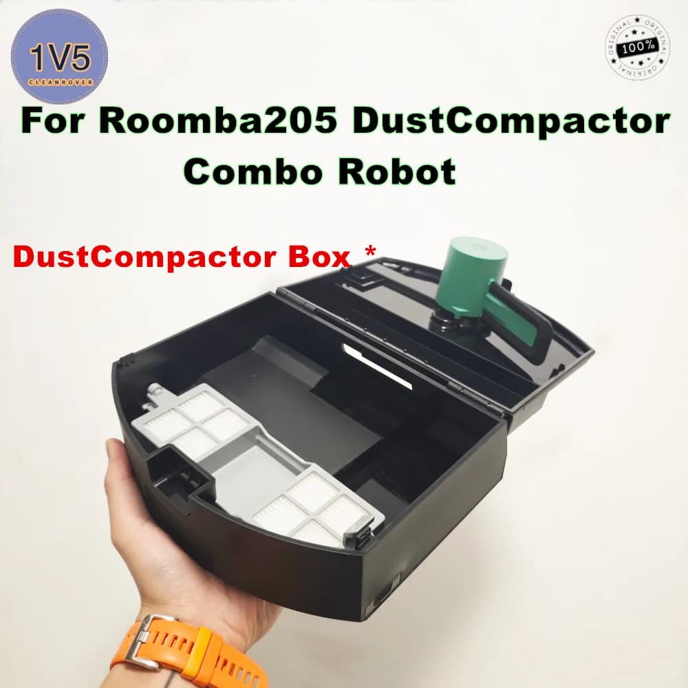 Para Irobot Roomba 205 Dumpercompactor Combo Robô Acessórios Caixa De Poeira Comprimida Com Filtro Peças Reposição Tanqu