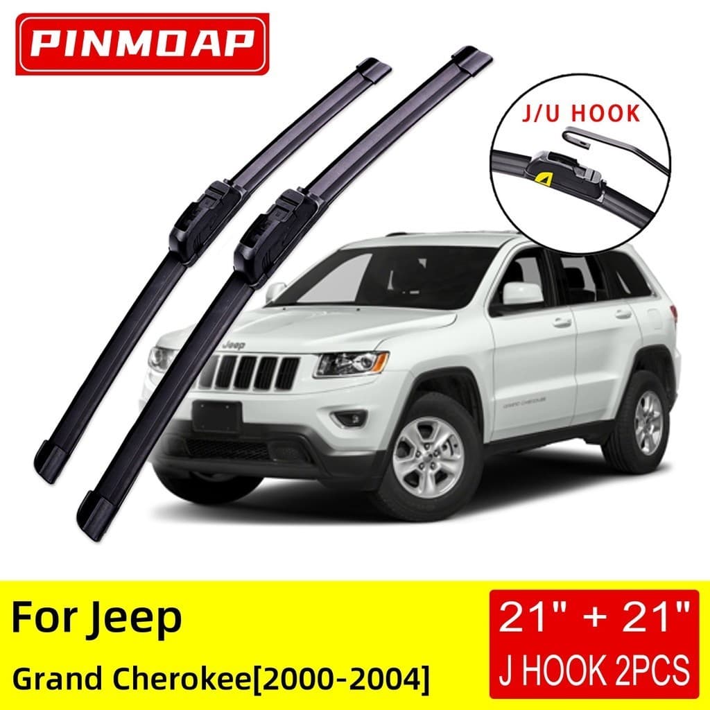 Para Jeep Grand Cherokee 2000 2001 2002 2003 2004 Lâminas De Limpador Dianteiro Escovas Cortador Acessórios Uj Gancho
