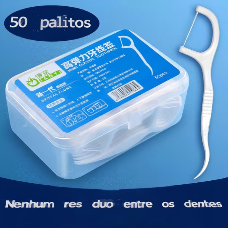 Kit com 200/400/800 unidades de fio dental arqueado ultrafino para uma limpeza eficaz dos dentes