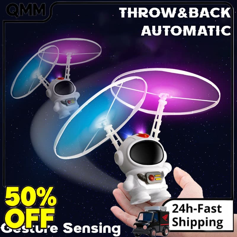 Máquina Voadora De Indução , Brinquedo Infantil , Mini Astronauta , Helicóptero , Aeronave , Suporta Voo Automático