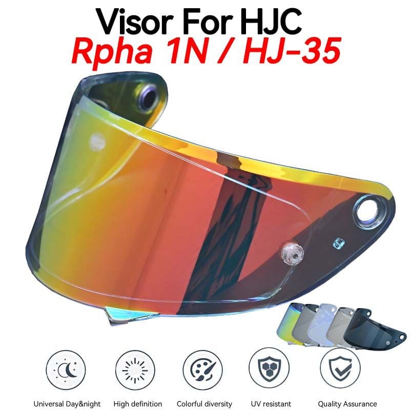 RPHA 1N Viseira Para HJC Rfa1n HJ-35 35 Viseiras De Capacete Protetor Solar Óculos De Motocicleta Chapeamento Anti UV Ca